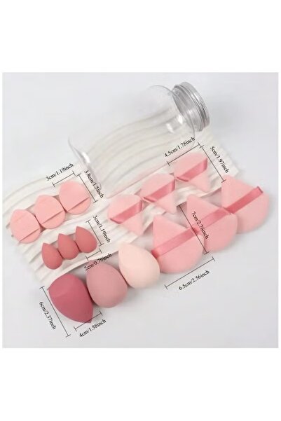BOLREUS 15 Pcs Ultimate Makeup Sponge Set