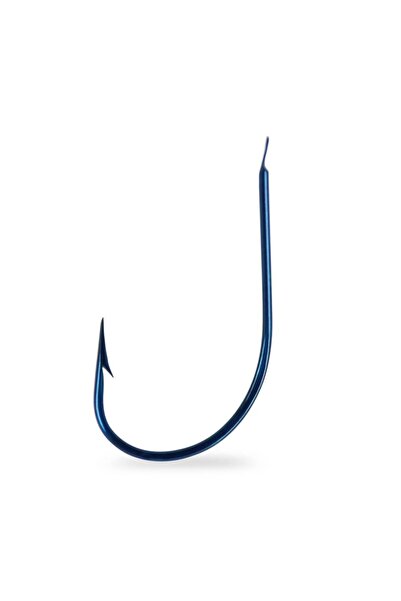 Mustad 496 Çapraz Tekli Olta İğnesi Mavi #2/0 (25 adet)