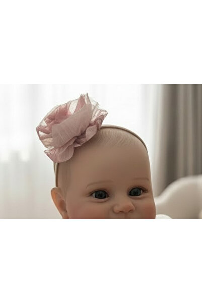 Butik Bebek sac bandı,Yenidoğan tokası,Kiz bebek toka,Doğum fotografi,Organze...