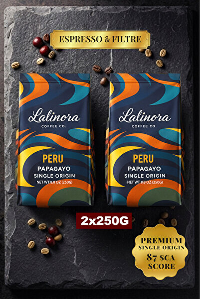 Lalinora Coffee Co Peru Papagayo Core Coffee Espresso & Filter Set of 2 (2 X ...