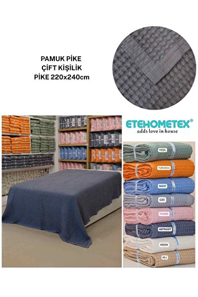 ETE HOMETEX Etehometex Havuzlu Pike Çift Kişilik 220x240cm