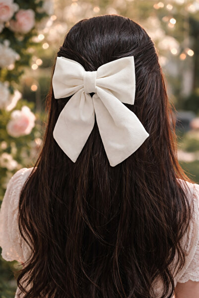 BeyzHal Κομψό αυτόματο κλιπ μαλλιών με λεπτομέρεια φιόγκου για γυναίκες - Εξα...