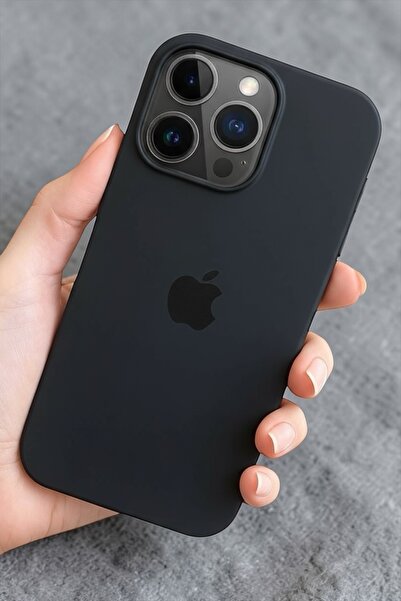 ProNorth IPhone 14 PRO MAX Uyumlu Kılıf Logolu Lansman Soft Yumuşak Içi Kadif...