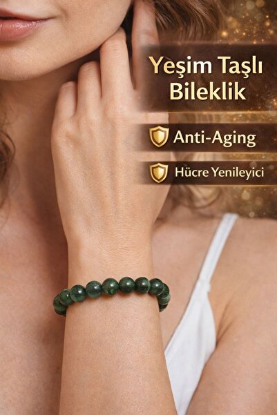 doğaltaşboncukişleri Jade Stone Bracelet
