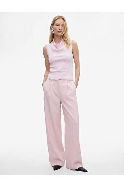 Koton Αμάνικη μπλούζα από βισκόζη με ριχτό γιακά