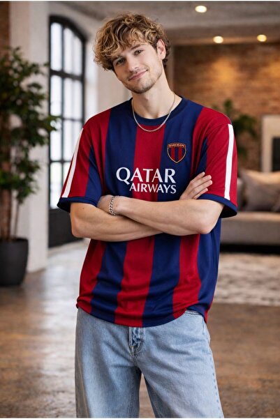 KUN SPORTSWEAR Μπλουζάκι με κέντημα λογότυπου Μπάρκα, ρετρό νοσταλγικό, overs...