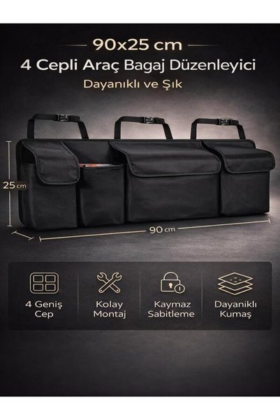 Ankaflex حقيبة أدوات تخزين صندوق السيارة من Highconcept، منظم صندوق السيارة العملي