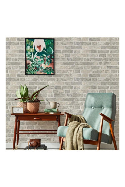 Adawall ROKA 23104-2 TAŞ DESENLİ GRİ DUVAR KAĞIDI 16,5 m2