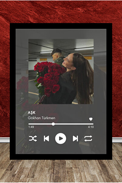 SuEn Studio Spotify tasarım Kişiye Özel Çerçeveli Poster