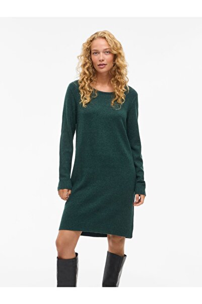 VILA Strickkleid Langarm