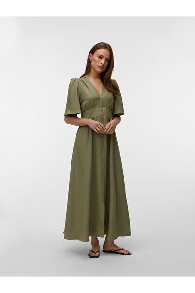 Vero Moda Kleid VMMELANEY Langes Kleid