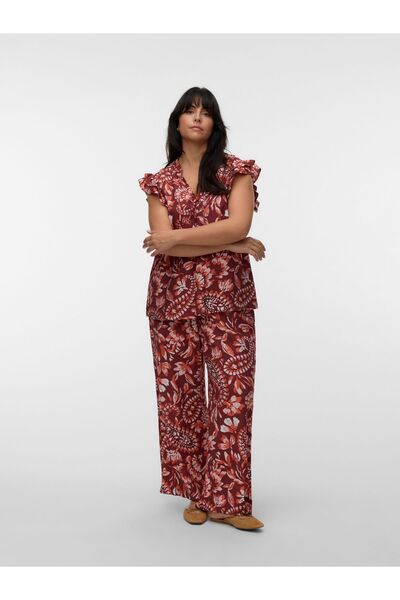 Veromoda Curve Hose VMCNELLIE Hohe Taille Hose
