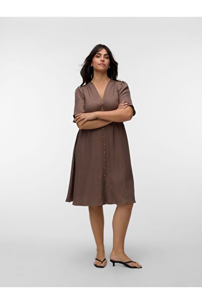 Veromoda Curve Kleid VMCMELANEY Kurzes Kleid