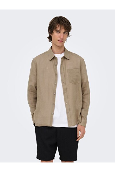 Only & Sons Hemd ONSLAURENCE Leinen Hemd