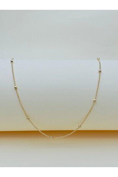 Snartun CM Jewelry Paslanmaz Çelik Minimal Top Detaylı Kadın Kolye I Özel Kut...