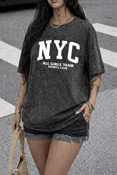 ship master Γυναικείο μπλουζάκι με στάμπα Oversize Boston 09 – Street Style