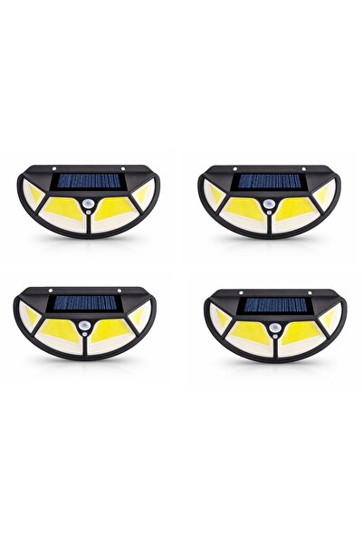 divendi-ro Set 4 lămpi solare COB cu 122 LED-uri, 122 LED-uri COB, senzor de ...