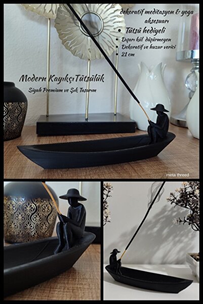 Genel Markalar Modern Kayıkçı Tütsülük 17cm - 3D Baskı