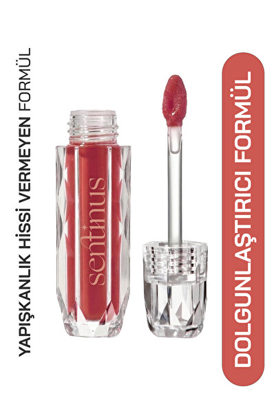 Sentinus LUNA Lip Gloss – Cam Etkili (Glass Lips), Parlak & Nemlendirici Duda...