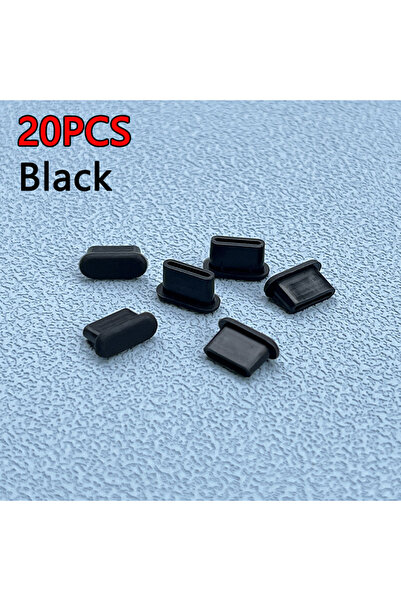 Choice 20pcs black 20/50pcs/Pack Dust Plug USB Charging Port Type C Dust Plug...