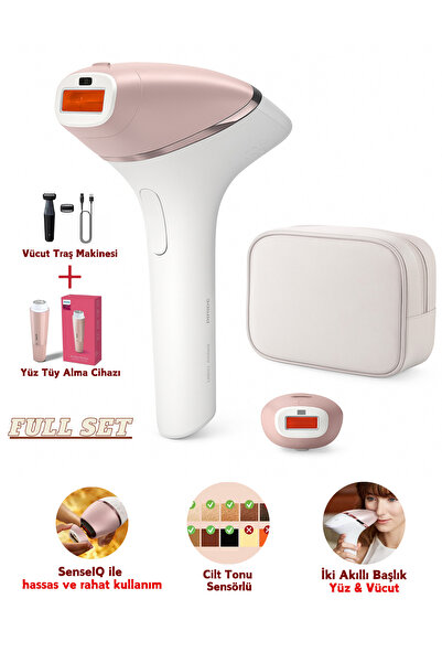 Philips 2 Akıllı Başlık ( Yüz, Vücut, Hassas Bölge) Uyumlu IPL Lazer Epilasyo...
