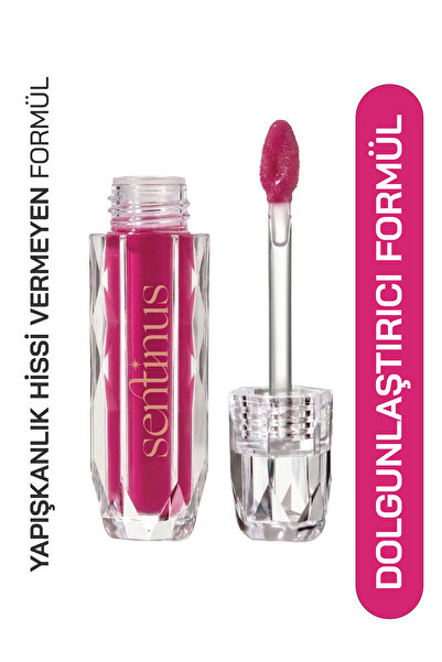 Sentinus EX'S TEARS Lip Gloss – Cam Etkili (Glass Lips), Parlak & Nemlendiric...