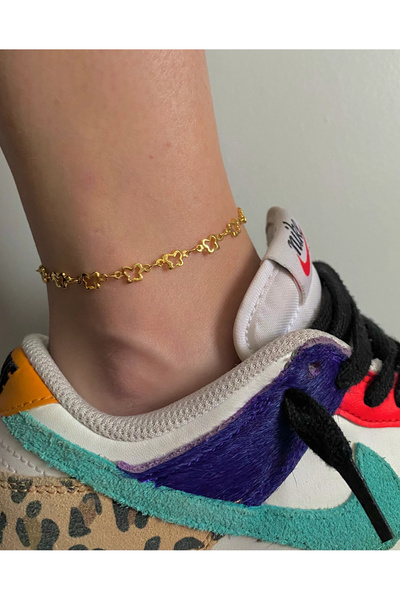 h&b design jewel Butterfly Detailed Anklet