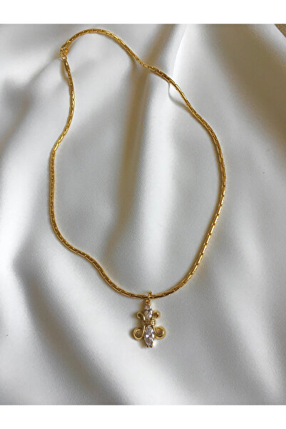 h&b design jewel Gold Fransız Zambağı Kolye