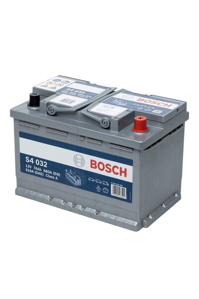 Bosch 12v 74 Ah Amper Akü 680 En (STANDART 72 AMPER EBATINDA) 2024 Üretim