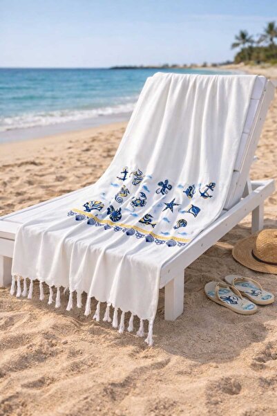 EVX Βισκόζη Μπαμπού Πεστεμάλ, Πετσέτα Παραλίας, Σάλι, Παρεό, Διακοσμητικό Ριχ...