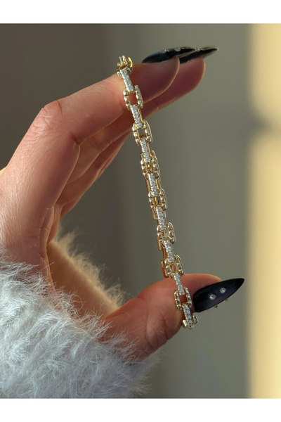 h&b design jewel سوار سلسلة صغير من حجر شوبينغ