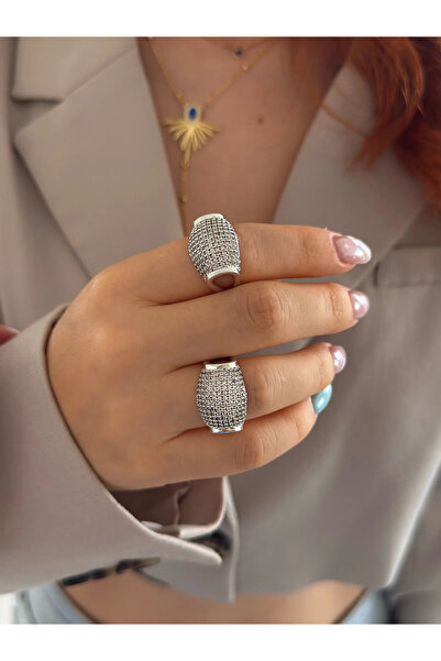 h&b design jewel خاتم تصميم مرصع بالأحجار