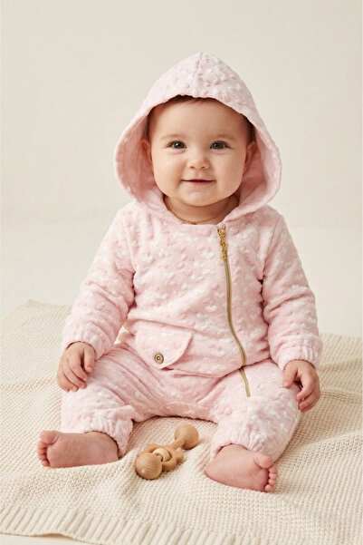 Baby Fou Kalpli Kapüşonlu Tulum