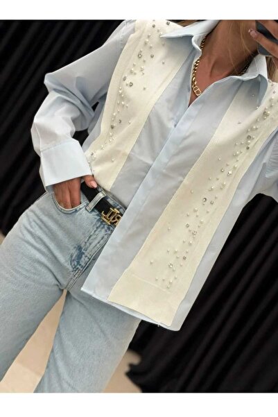 RECEP AYDIN ΠΟΥΚΑΜΙΣΟ ΜΕ ΛΕΠΤΟΜΕΡΕΙΕΣ ΑΠΟ ΠΕΡΛΕΣ ΚΑΙ ΠΛΕΚΤΑ ΥΛΙΚΑ