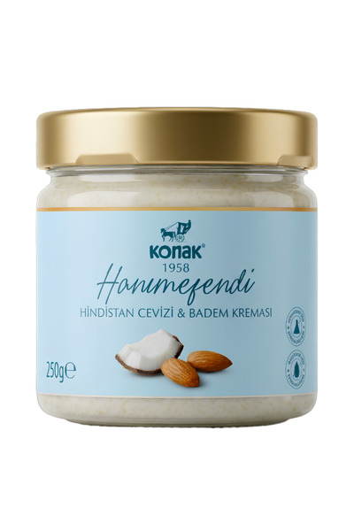 KONAK Hanımefendi Hindistan Cevizli Badem Kreması 250 GR