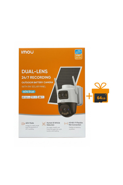 Imou 10MP Dual Lens Outdoor Solar Powered Surveillance Camera