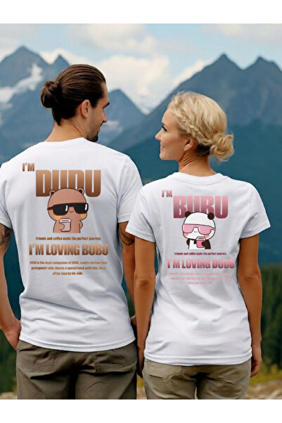 Etoile Studio Back Printed Bubu Dudu Lover T-Shirt and Sweatshirt |   Valenti...