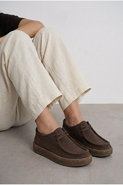 GİAMGİA STORE Γυναικεία καθημερινά άνετα παπούτσια μποέμ με κορδόνια και χοντ...