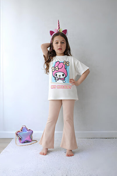 Belya Kids Wear Κοριτσίστικο Σετ Ολόσωμο Τοπ και Κάτω Μέρος Oversize με Κολάν...