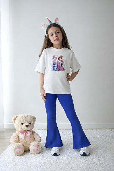 Belya Kids Wear Κοριτσίστικο Σετ Ολόσωμο Τοπ και Κολάν Υπερμεγέθους Μεγέθους ...