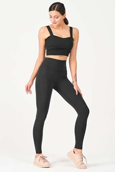PUMAS High Waist Gathering Lycra Women's Seasonal Daily Tights