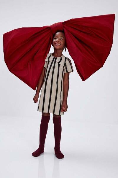 COTENCONCEPT Λεπτές κάλτσες παιδικές από βαμβακερό μείγμα με κορδόνια πάνω απ...