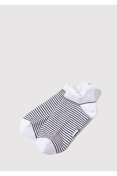 Mavi M Embroidered White Booties Socks 1913782-620