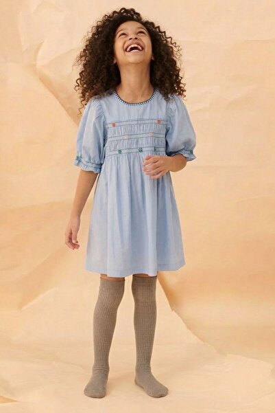 COTENCONCEPT Λεπτές κάλτσες παιδικές από βαμβακερό μείγμα με κορδόνια πάνω απ...