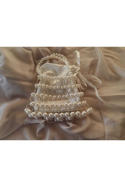 AKHASYA Pearl Beaded Bag