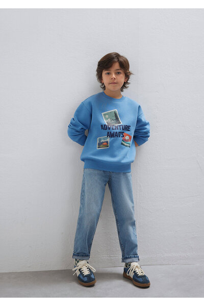 Mavi „Adventure Awaits“ bedrucktes Sweatshirt 6S10146-70724