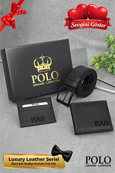 POLOGRAND London Γνήσιο ανδρικό σετ 3 τεμαχίων ειδικής συσκευασίας δώρου πολυ...