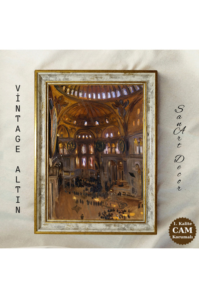 Sanart Vintage ζωγραφική, ζωγραφική με λάδι, ζωγραφική με κορνίζα, καλλιτεχνι...