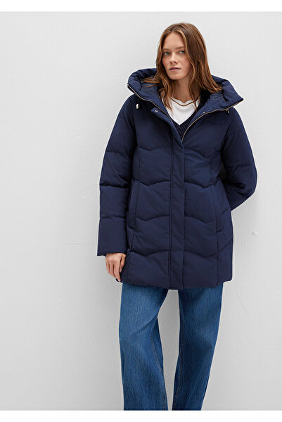 Mavi Water Repellent K Hooded Navy Blue Inflatable Jacket 1110439-83699