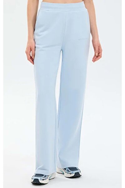 SKECHERS S2610152 W Essential Wide Leg Sweatpant Γυναικεία Φόρμα ΜΠΛΕ